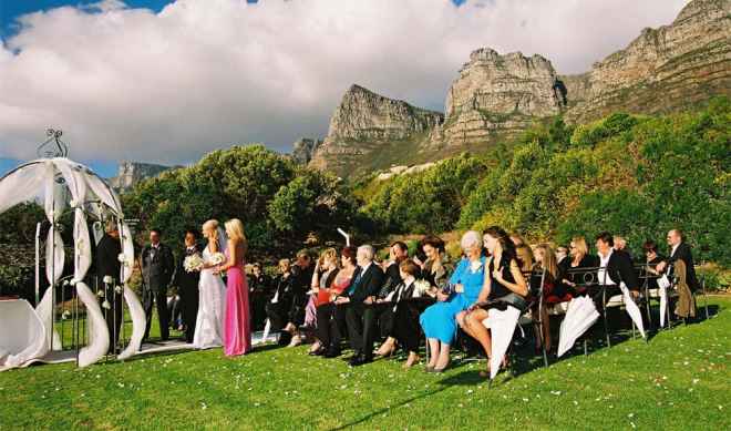 Una propuesta para bodas en Ciudad del Cabo